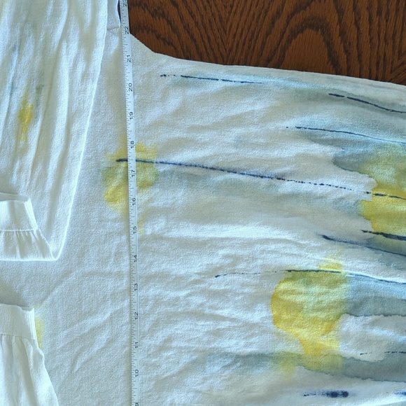 Ploumanac'h Abstract Art Comfy Knit Hand Painted Women's Italian Sweater NWOT - Picture 12 of 14